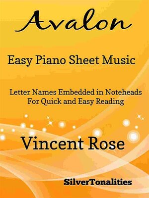 cover image of Avalon Easy Piano Sheet Music